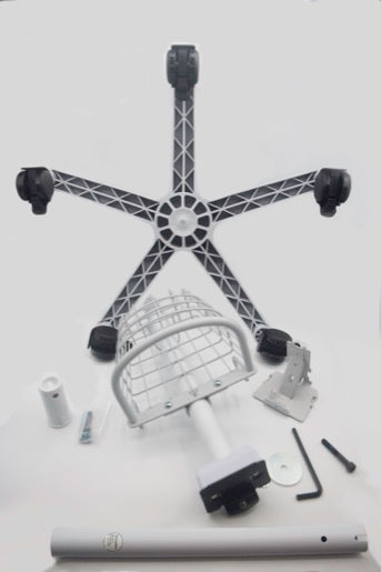 Welch Allyn 767 Aneroid Mobile Stand Kit with Basket 7670-06P