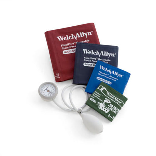 Welch Allyn DuraShock DS44 Family Practice Cuff Kit – Child, Small Adult, Adult & Large Adult (DS44-MC)