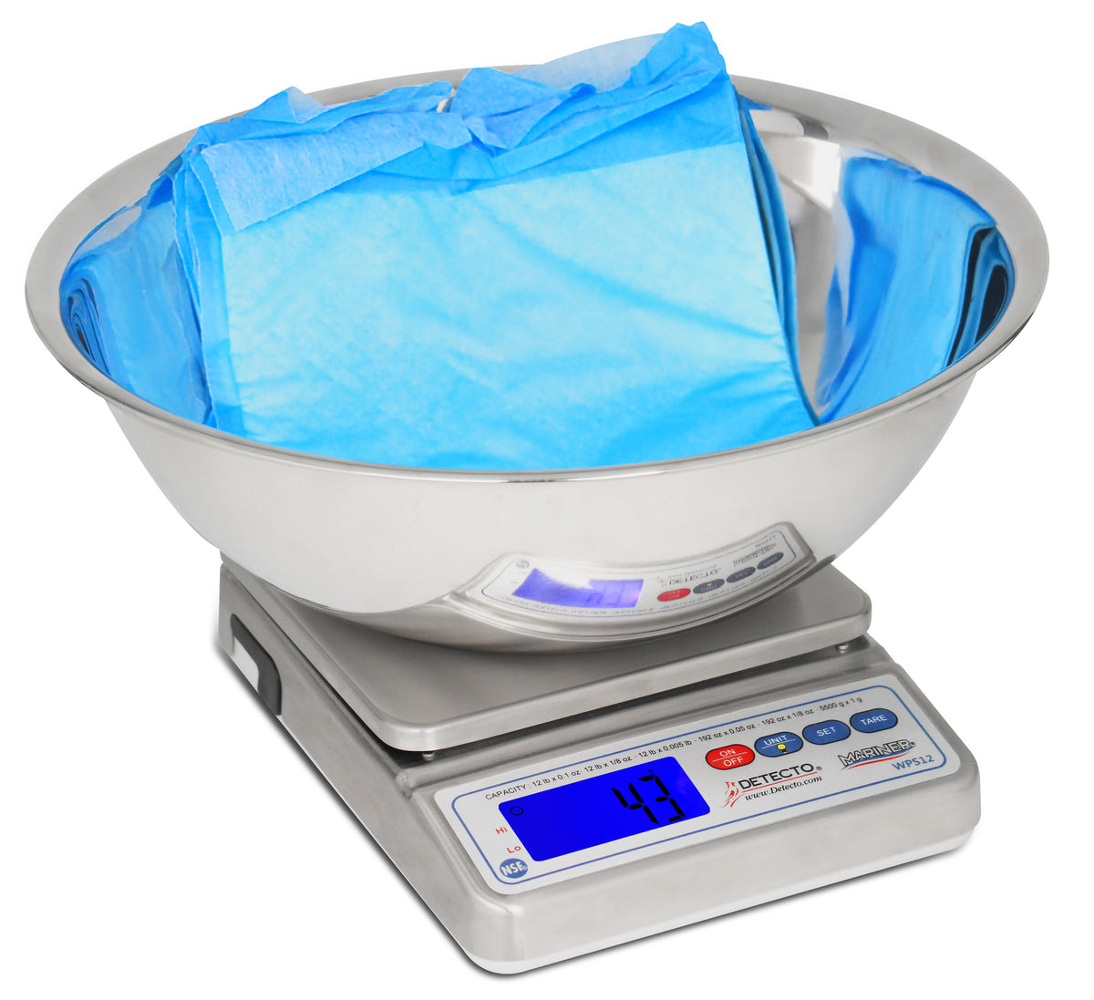 Detecto Mariner Waterproof Wet Diaper / Underpad Scale - view 3
