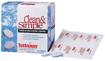 Tuttnauer Clean & Simple Ultrasonic Cleaning Tablets