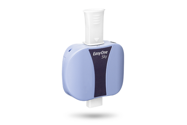 ndd EasyOne Sky spirometer side view