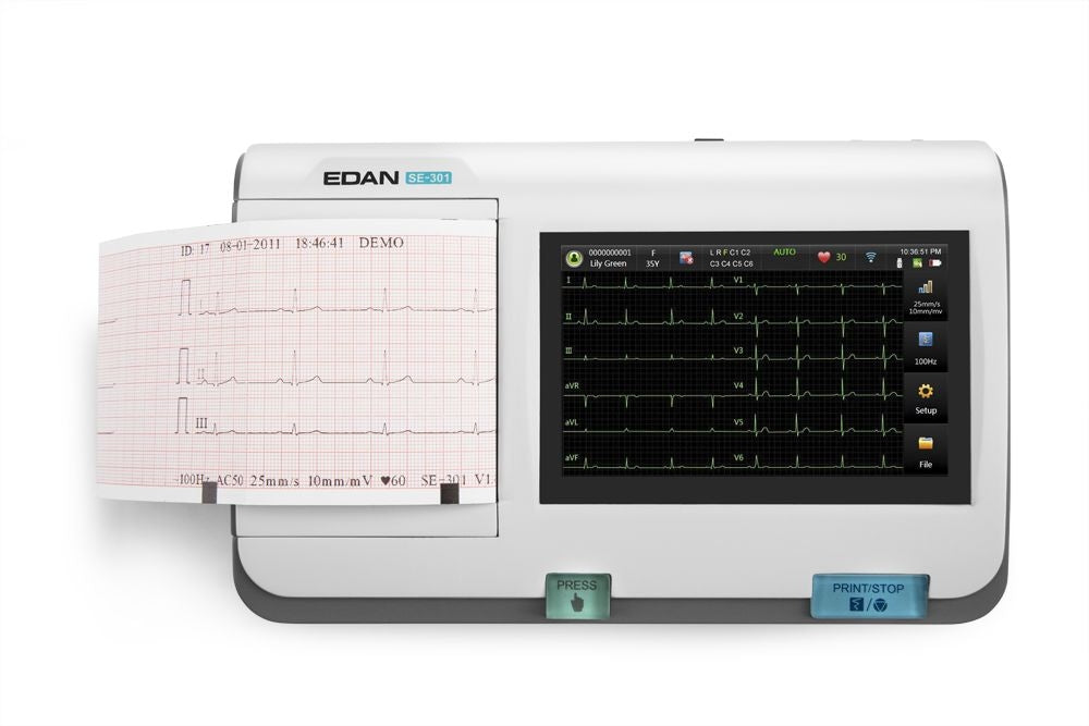 Edan SE-301 3-channel ECG machine