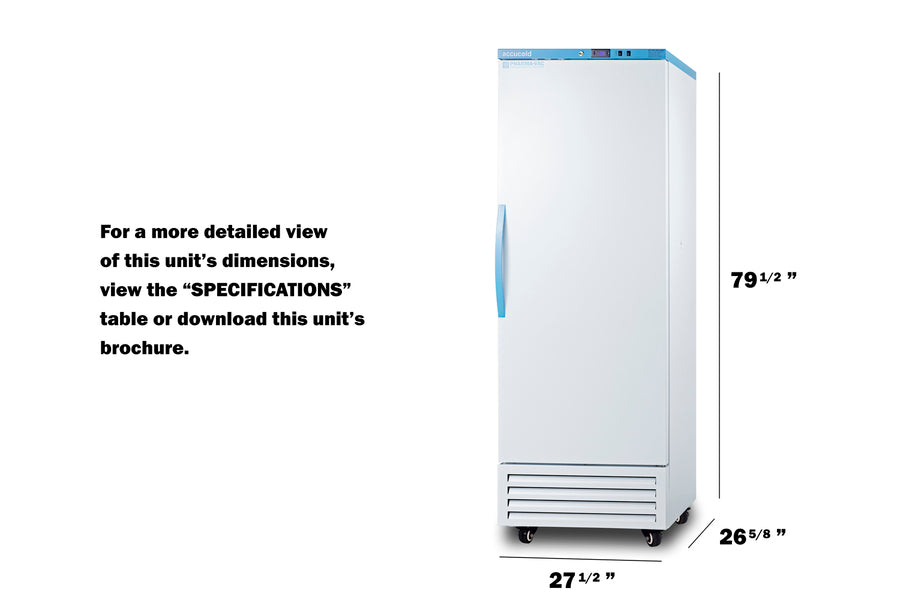 Accucold AFS17PV dimensions