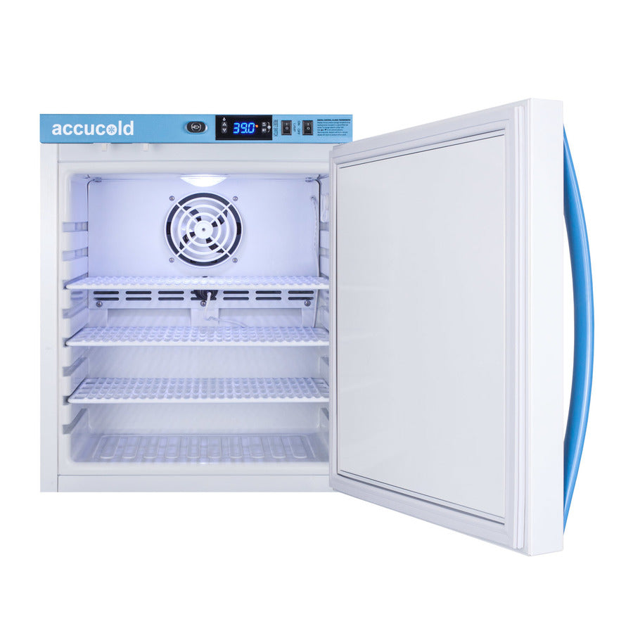 Accucold MLRS1MC with door open