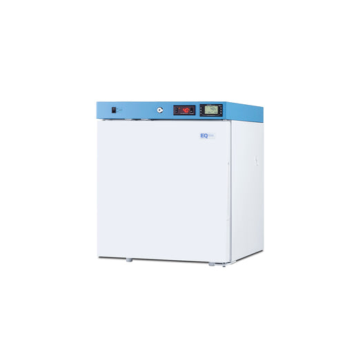 Accucold ACR21W compact refrigerator, angle view