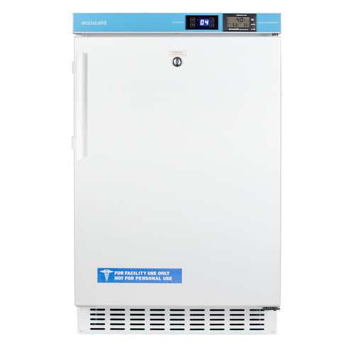 Accucold ACR45L solid door ADA built-in pharmacy refrigerator, front view
