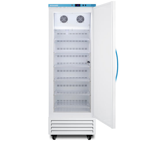 Accucold AFS17PVMC door open showing shelves