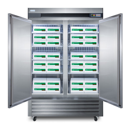 Accucold AFS49ML loaded with vaccines