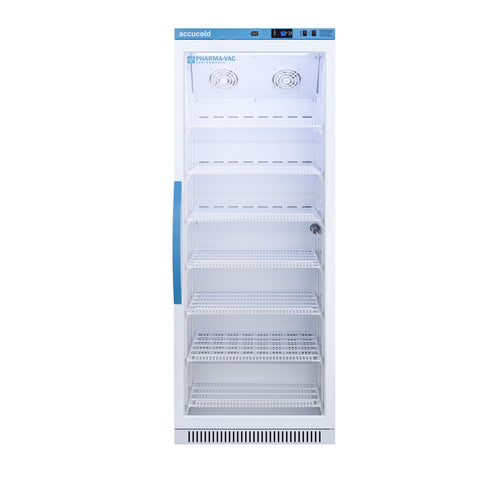 Accucold ARG12PV glass door vaccine refrigerator, front