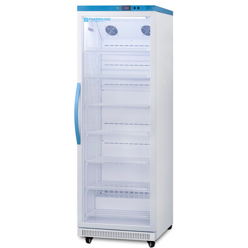 Accucold ARG18PV glass door, angled view