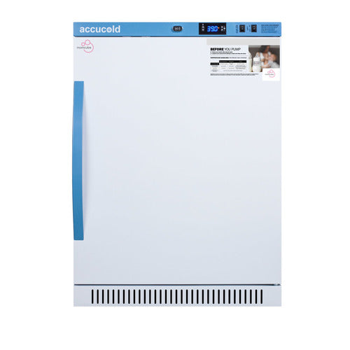 Accucold MOMCUBE ARS6MLMC 6 cu.ft. ADA height breast milk refrigerator, front