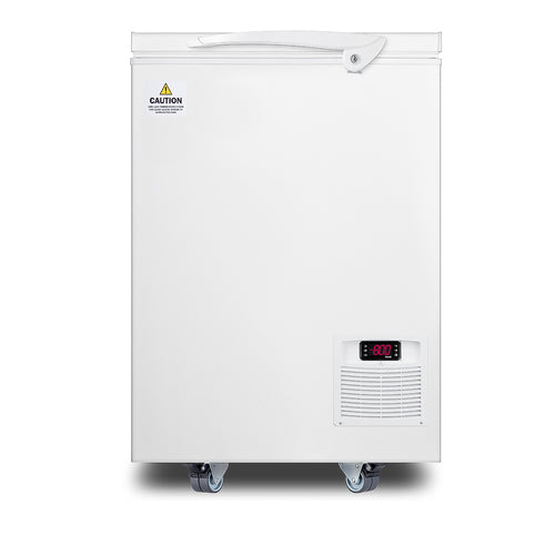 Accucold LAB8 -86°C chest freezer, front
