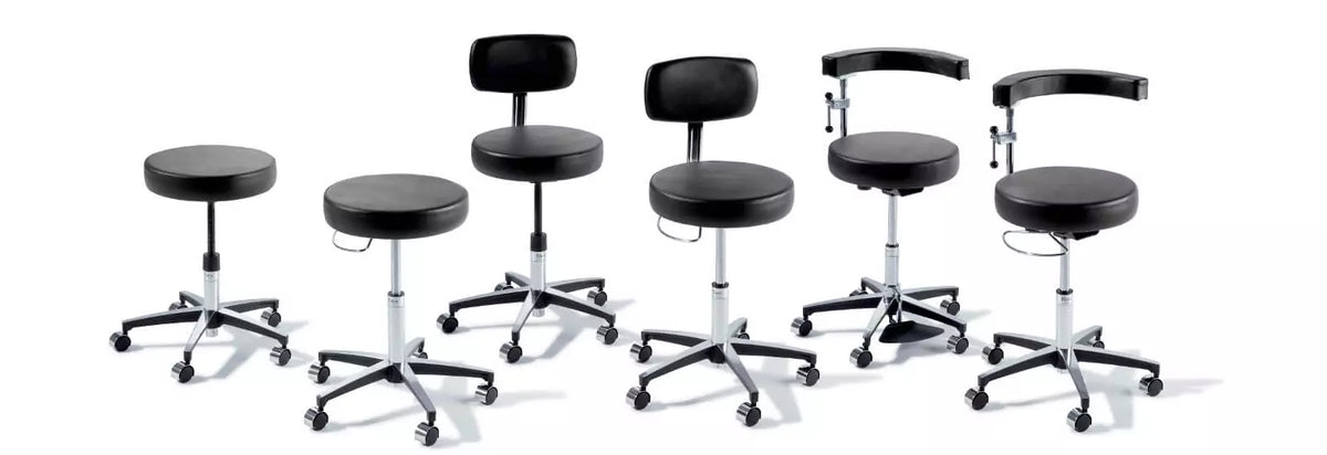 Ritter 277 Air Lift Stool with Backrest