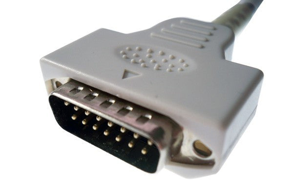 GE Healthcare Compatible Direct-Connect EKG Cable - 2104727-001, 2029893, 10 Leads Banana, K10-MQ-B0