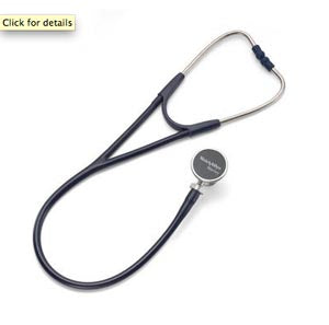 Harvey Deluxe Double Head Stethoscope, Navy, 28