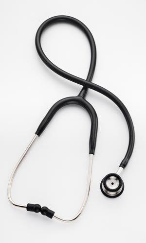 Professional Stethoscope, Double-Head, 28 Pediatric Blue 5-Year Warranty