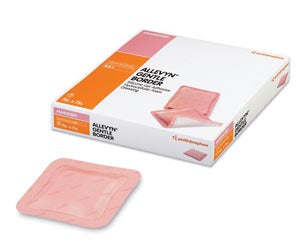 Sacrum Dressing, Adhesive, Hydrocellular, 6 5/8 x 6¾" 10/bx 6 bx/cs