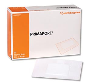 Central IV Adhesive Dressing, 4 x 3 1/8"  20/pkg 10 pkg/cs