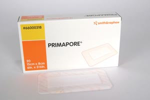 Central IV Adhesive Dressing, 6 x 3 1/8" 20/pkg 10 pkg/cs