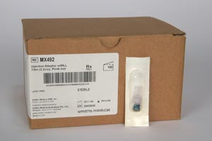 Injection Adapter, Male Luer Lock, 7/8 Sterile Latex Free