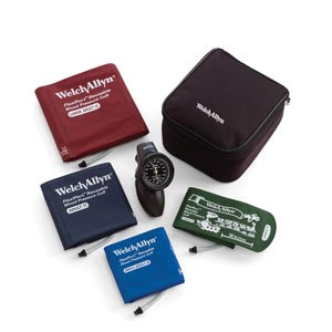 Family Practice Kit & Case, Includes Child Print Cuff, Adult & Large Adult, Latex Free
