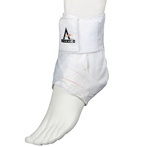 Ankle Brace, Small, White, Clamshell Pkg