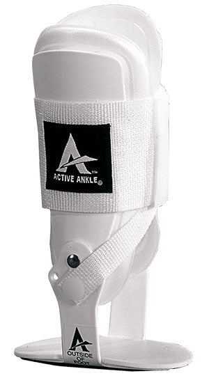 Ankle Brace, Medium, Clam, Mens 9-12, Womens 10-13, White