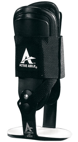 Ankle Brace, Medium, Clam, Mens 9-12, Womens 10-13, Black