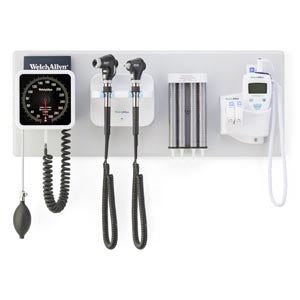 GS777 Integrated Wall System, PanOptic Ophthalmoscope, Macroview Otoscope, with BP, ST