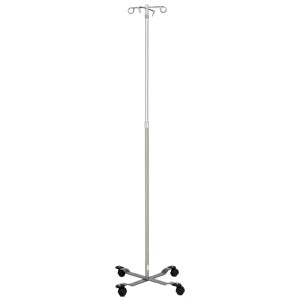 IV Stand, Economy, 4 Hook, Secure Grip Hooks, Wall Saver Base