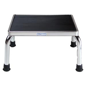 Step Stool 1250, Chrome w/o Handrail w/Mounting Holes
