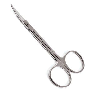 Iris Scissors, Curved, Sharp/Sharp, 4.5